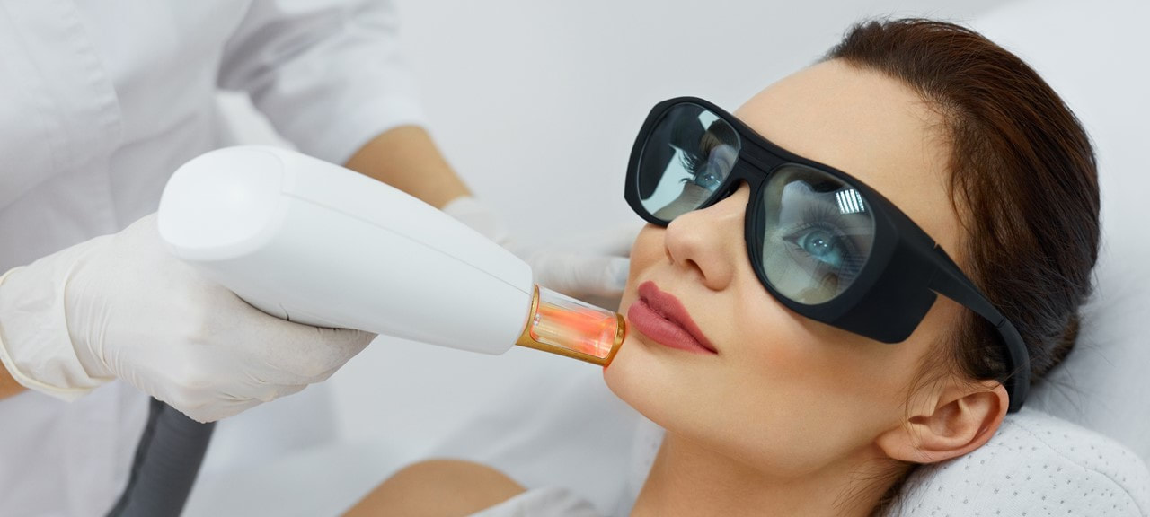 A women undergoing ResurFx lser skin resurfacing treatment - Laser Resurfacing - Lake Charles LA - Dermatology Associates SWLA